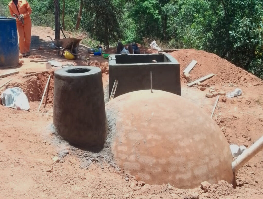 His venture extracts biogas from septic tanks One of the digester septic tanks constructed by Energy and Sanitation Engineering Eagle (ESEE)