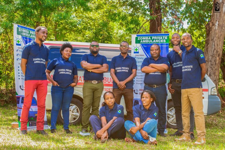 Members of Staff of Zomba Private Ambulances